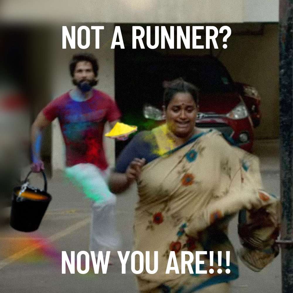 Holi meme on Shahid kapoor