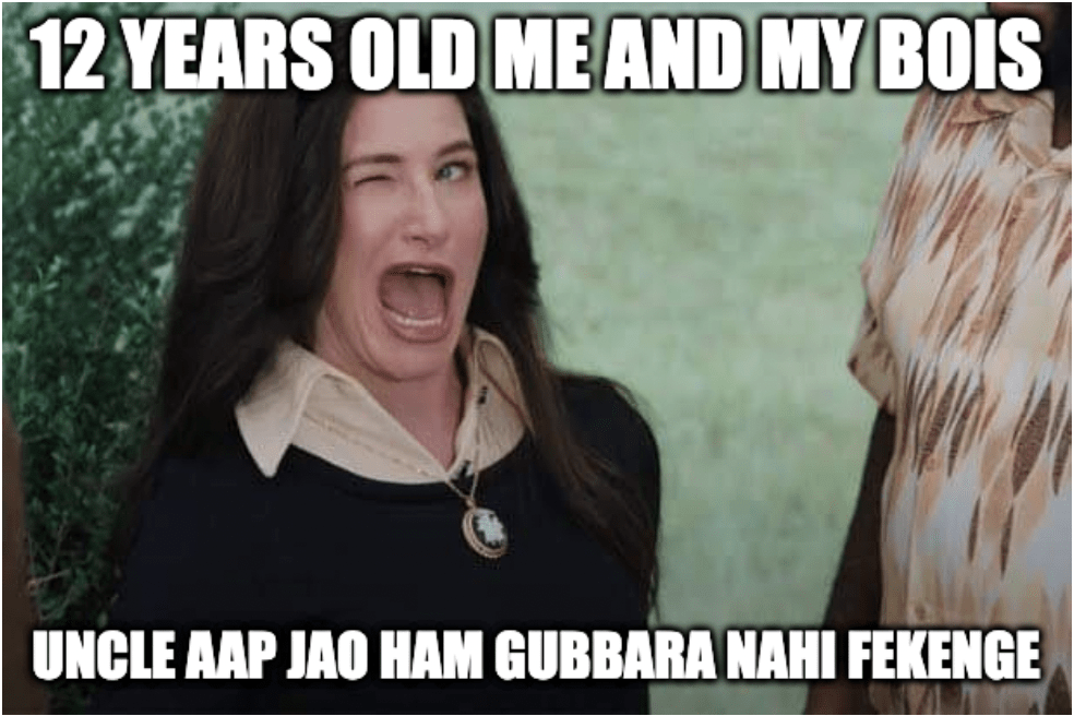 holi meme on 10 years old