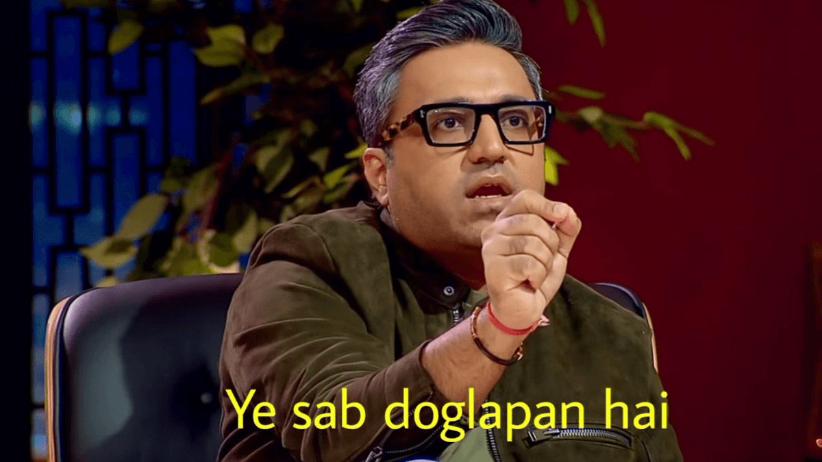 Ye Sab Doglapan Hai: Shark Tank India Meme Template