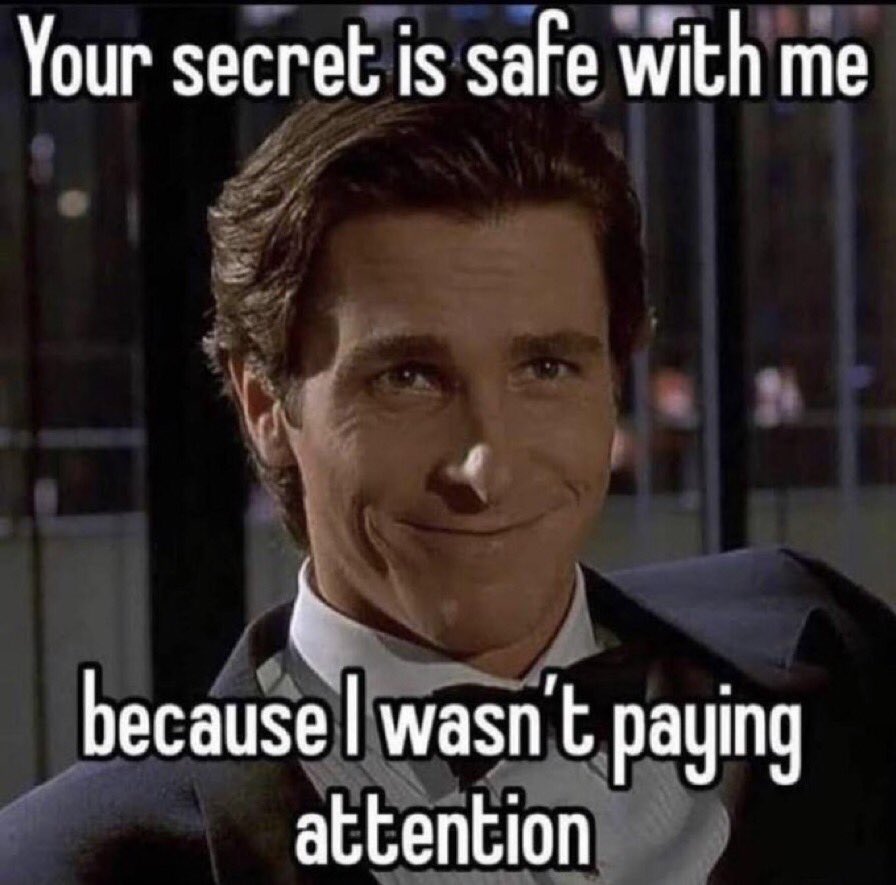 Funny Meme on friends secret