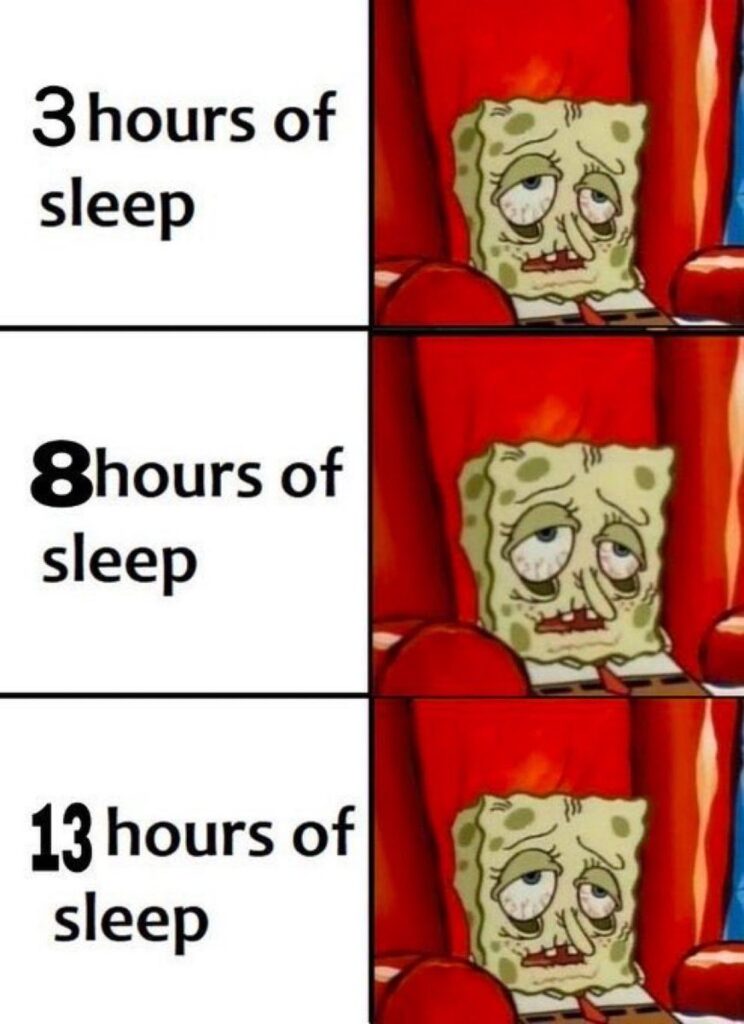 Funny Meme on sleep