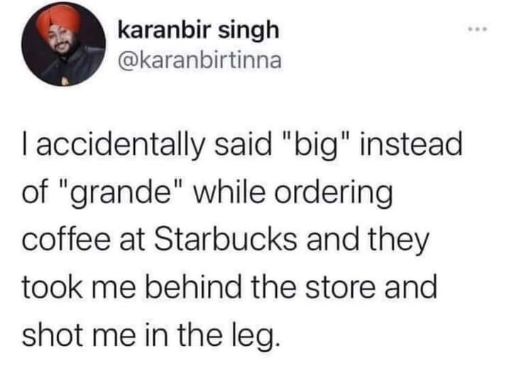 Funny Meme on starbucks