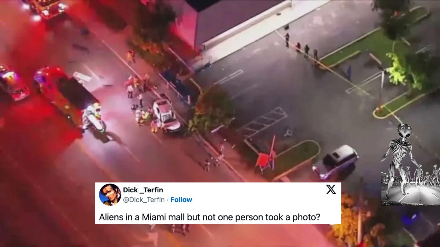 Aliens at the Miami Mall? Unleashes Meme Mayhem After Miami