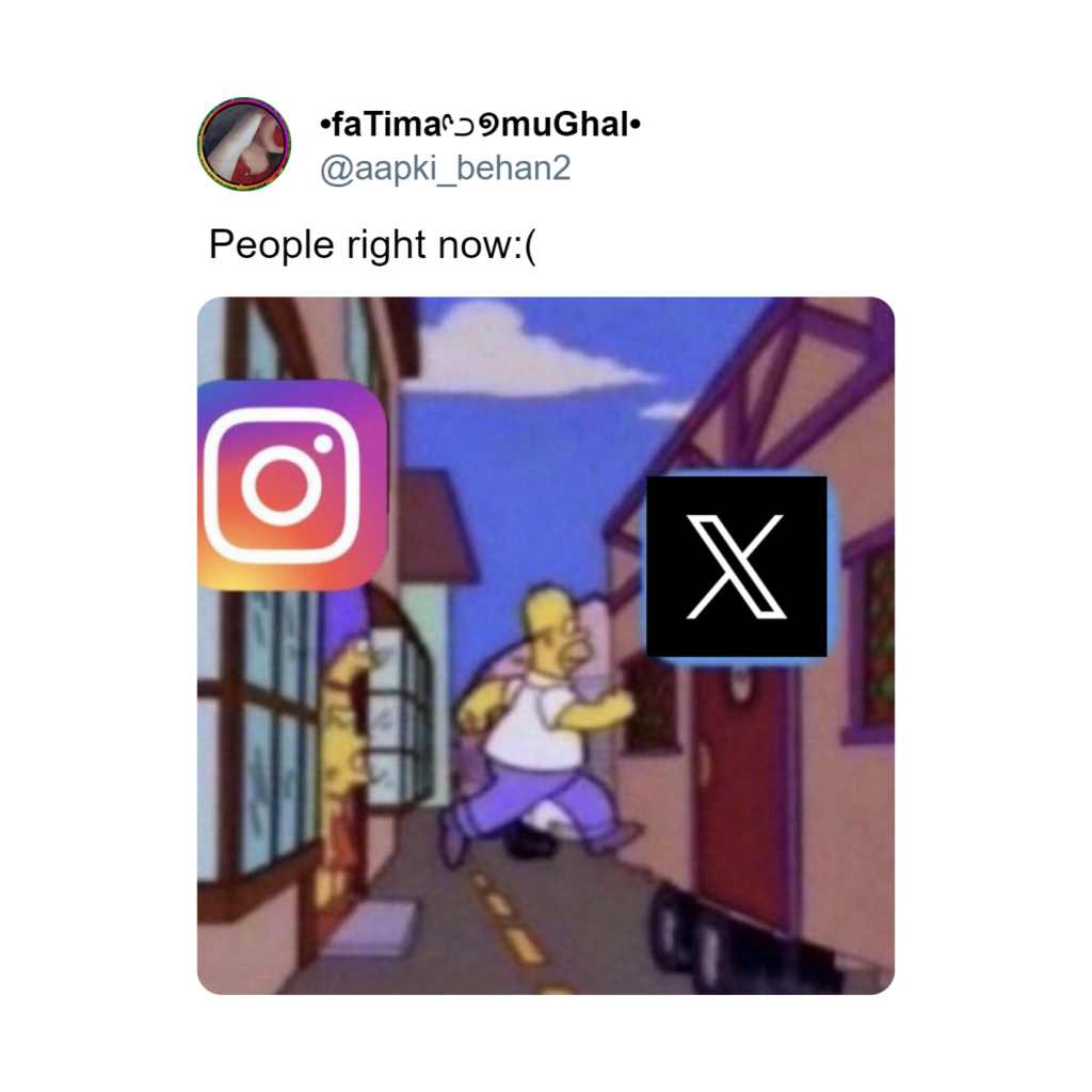 instagram and facebook down meme
