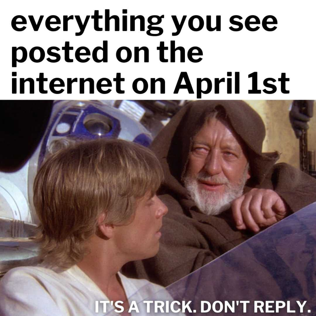 April Fools meme